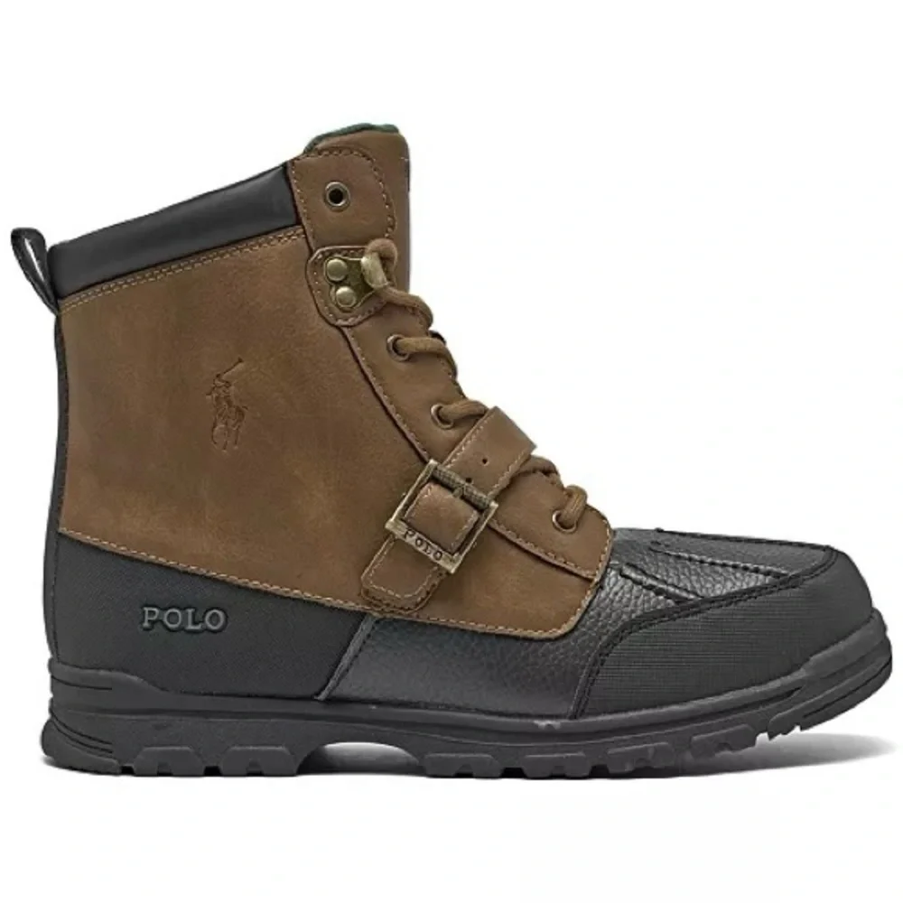 Polo Ralph Lauren Colbey Mid II Boots, Size 4, Youth, Kids, Two-Tone